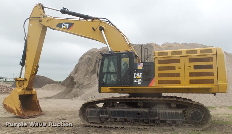 image for item EF9633 2014 Caterpillar 374F L  excavator