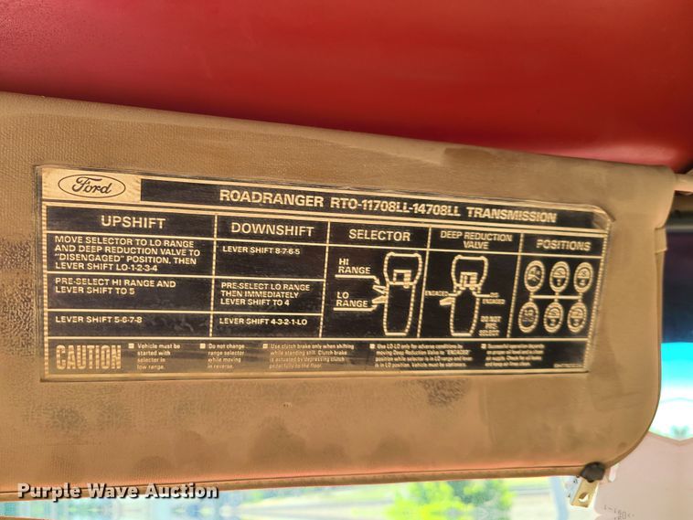 image for item EL9895 1995 Ford L8000  dump truck