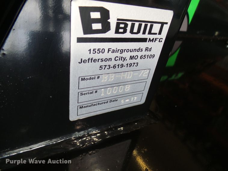 image for item EP9877 B Built HD72 skid steer brush mower