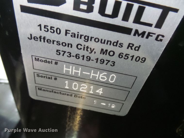 image for item EP9878 B Built HD60 skid steer brush mower