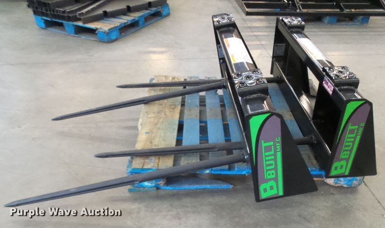 image for item EP9879 (2) B Built BS-248 skid steer bale spears