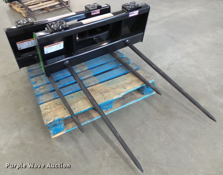 image for item EP9879 (2) B Built BS-248 skid steer bale spears