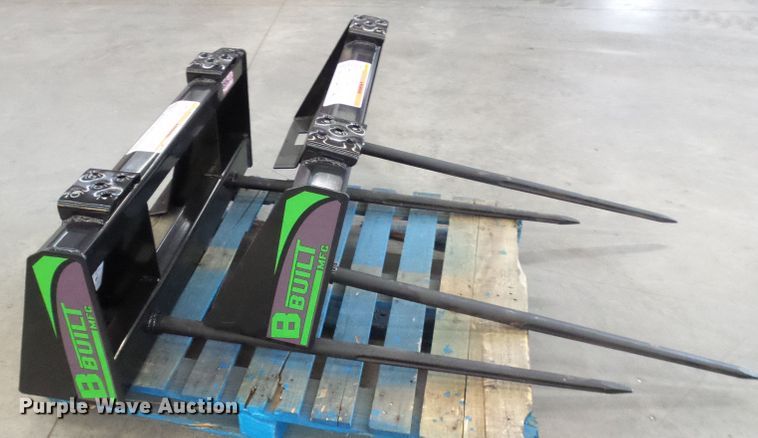 image for item EP9879 (2) B Built BS-248 skid steer bale spears