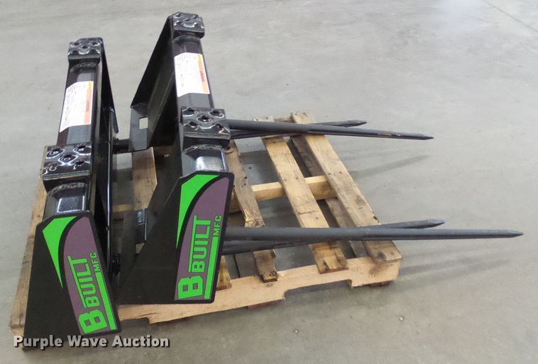 image for item EP9880 (2) B Built BS-248 skid steer bale spears