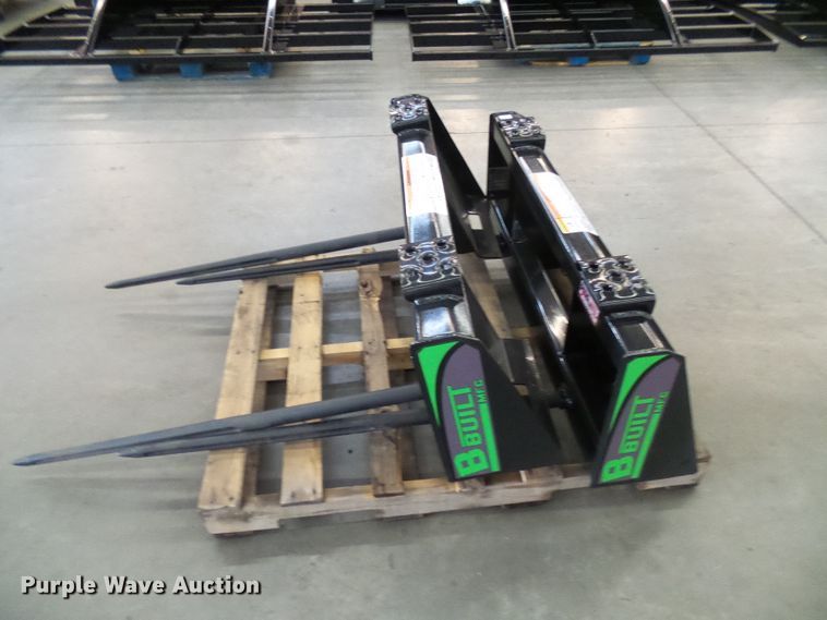 image for item EP9880 (2) B Built BS-248 skid steer bale spears