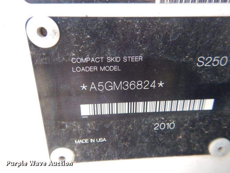 image for item FA9380 2010 Bobcat S250  skid steer loader