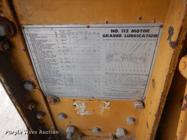 image for item FK9299 Caterpillar 112  rigid frame motor grader