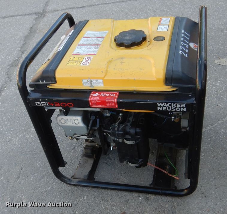 image for item FK9405 Wacker Neuson GPI4300 generator