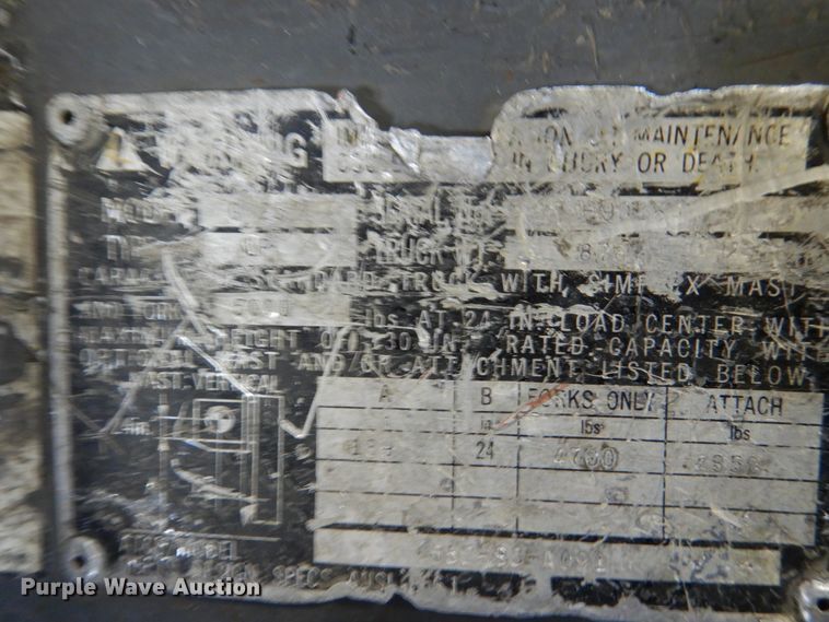 image for item FK9414 Caterpillar GC25  forklift