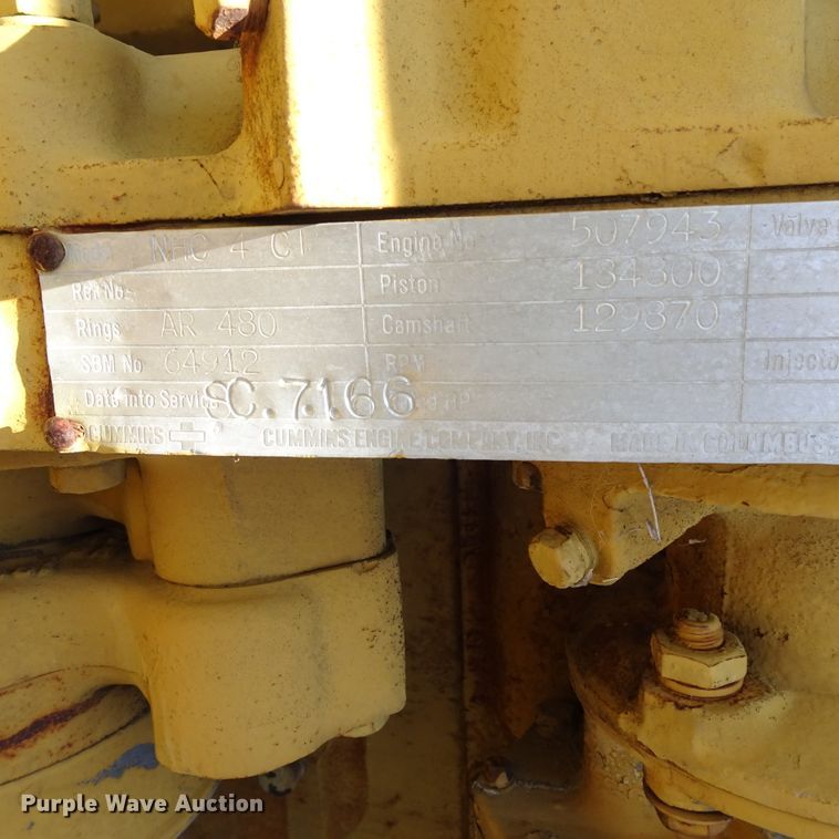 image for item GC9205 1966 Wabco NHC4C1  rigid frame motor grader