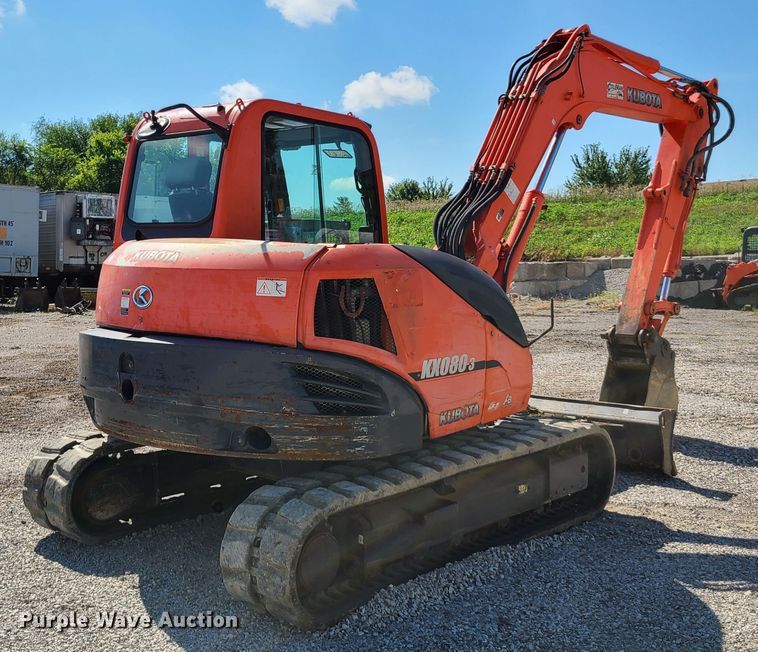 image for item GO9304 2008 Kubota KX080-3  mini excavator
