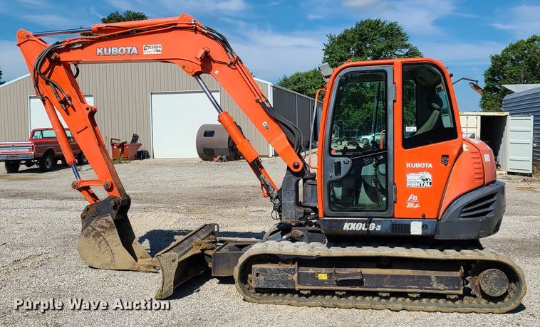 image for item GO9304 2008 Kubota KX080-3  mini excavator