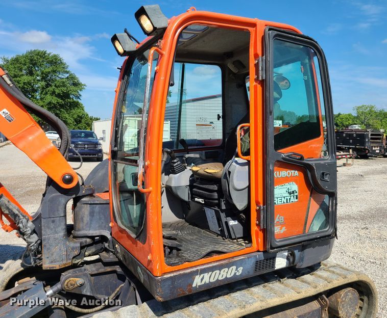 image for item GO9304 2008 Kubota KX080-3  mini excavator