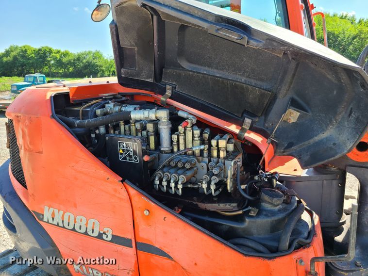 image for item GO9304 2008 Kubota KX080-3  mini excavator