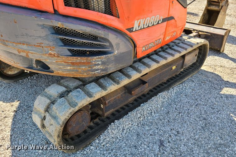 image for item GO9304 2008 Kubota KX080-3  mini excavator