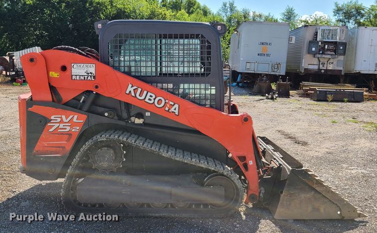 image for item GO9305 2014 Kubota SVL75-2  tracked skid steer loader