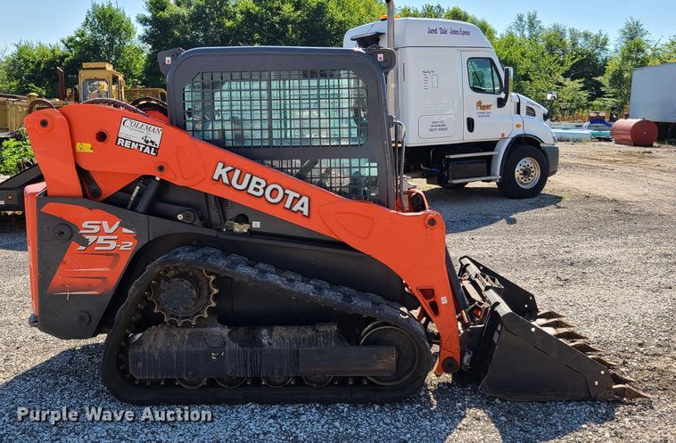 image for item GO9306 2016 Kubota SVL75-2  tracked skid steer loader