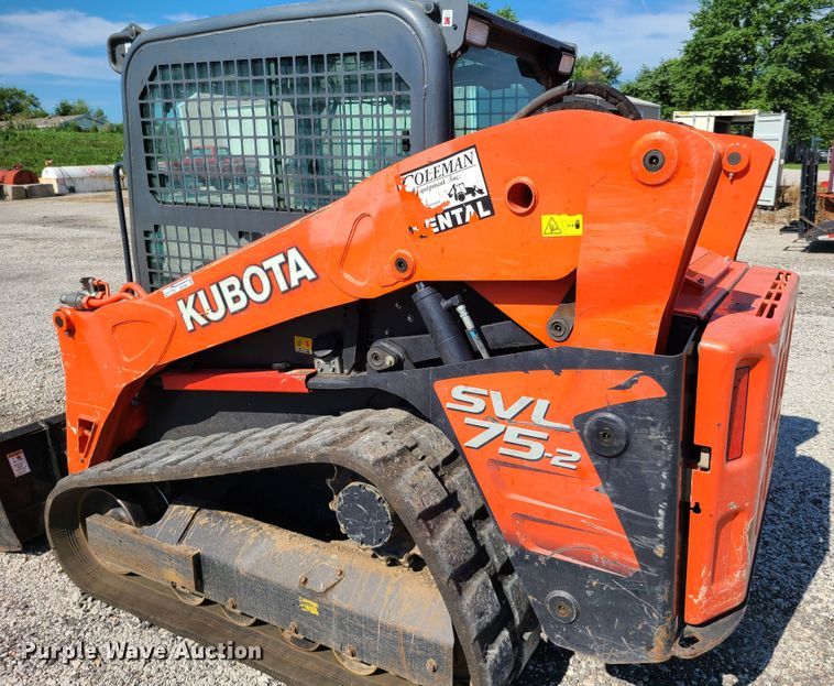 image for item GO9306 2016 Kubota SVL75-2  tracked skid steer loader