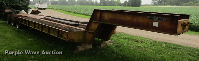 image for item GQ9039 1978 TSP CR35TXE lowboy equipment trailer