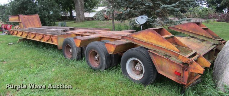 image for item GQ9039 1978 TSP CR35TXE lowboy equipment trailer