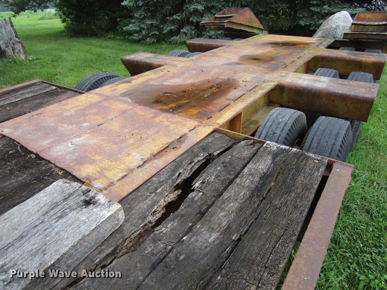 image for item GQ9039 1978 TSP CR35TXE lowboy equipment trailer