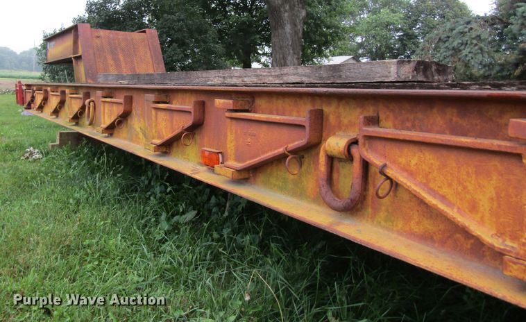 image for item GQ9039 1978 TSP CR35TXE lowboy equipment trailer