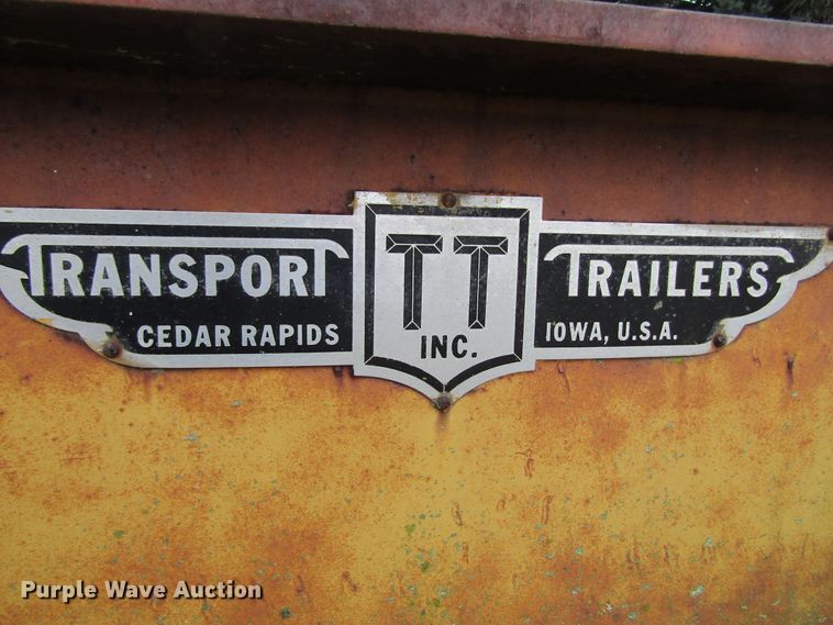 image for item GQ9039 1978 TSP CR35TXE lowboy equipment trailer