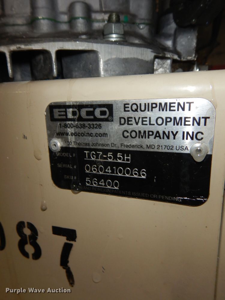 image for item GQ9733 2006 Edco TG7-5.5H disk grinder