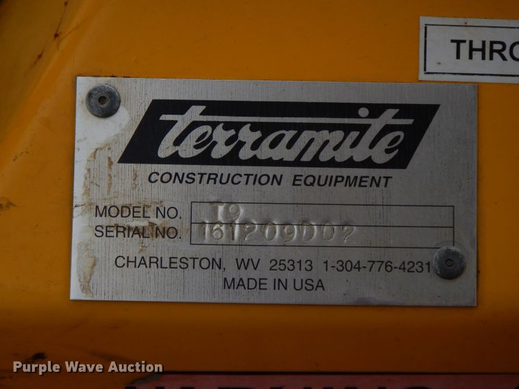 image for item GT9445 2016 Terramite T9  backhoe