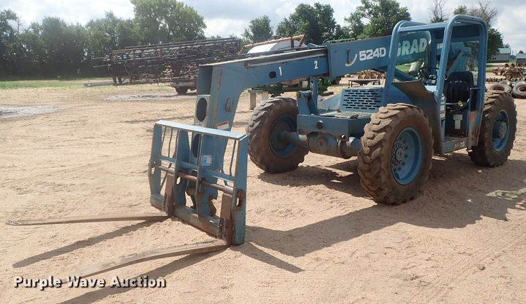 2000 Gradall 524D-2S telehandler in Kinsley, KS | Item GV9532 sold ...
