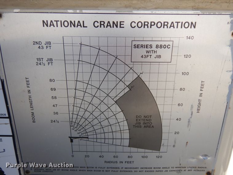 image for item HA9334 1998 Ford LS9000  crane truck