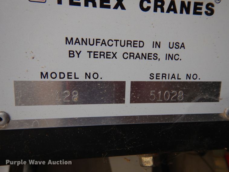 image for item HA9335 Terex 428  truck crane
