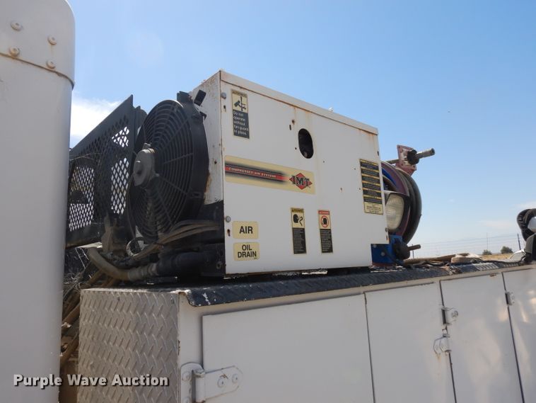 image for item HA9338 2001 Kenworth T300  utility bed truck with crane