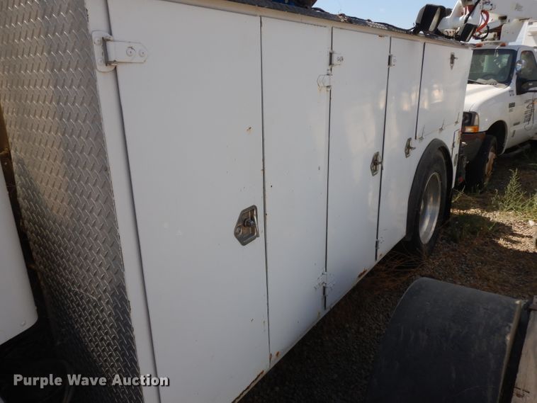 image for item HA9338 2001 Kenworth T300  utility bed truck with crane