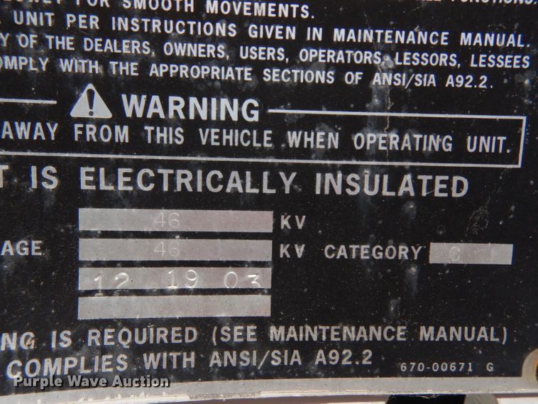 image for item HA9339 2003 Ford F550 Super Duty  bucket truck