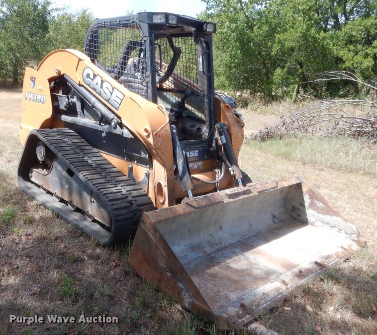 image for item HB9285 2015 Case TV380  tracked skid steer loader
