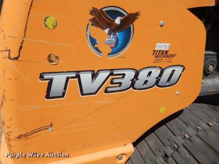 image for item HB9285 2015 Case TV380  tracked skid steer loader