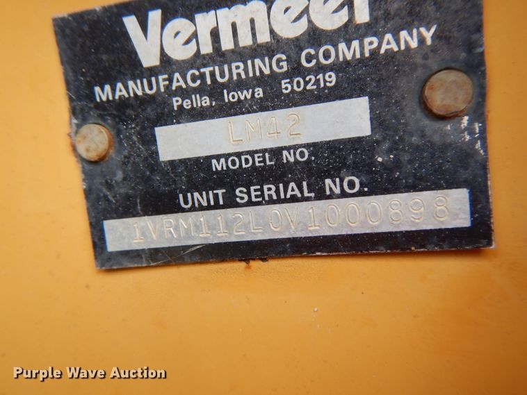 image for item HM9749 1997 Vermeer LM42  cable plow