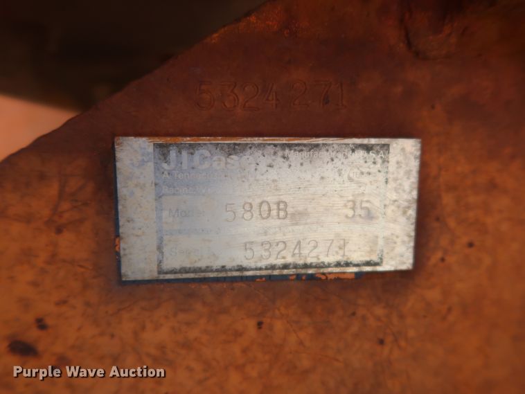 image for item HT9596 1975 Case 580B  backhoe