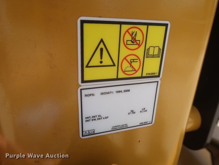 image for item DG7174 2018 Caterpillar D6T XW  dozer