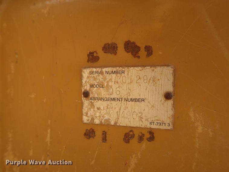 image for item DG7176 2018 Caterpillar D6T XW  dozer