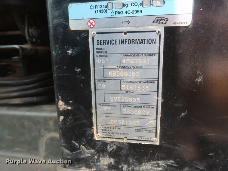 image for item DG7176 2018 Caterpillar D6T XW  dozer