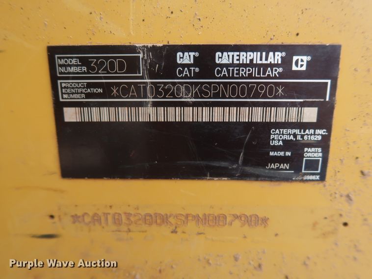 image for item DG7181 2011 Caterpillar 320DL  excavator