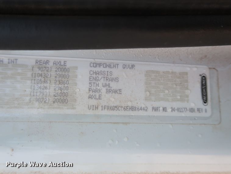 image for item DG7195 2014 Freightliner 108SD  box truck with Ditch Witch mud mixing system