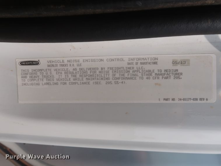 image for item DG7195 2014 Freightliner 108SD  box truck with Ditch Witch mud mixing system