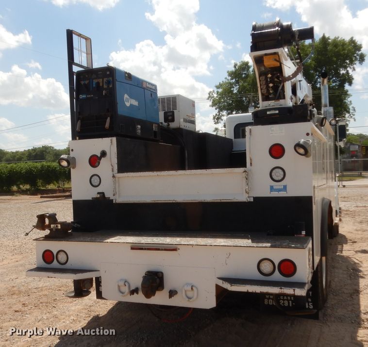 image for item DG7212 2013 Peterbilt 337  service truck with crane