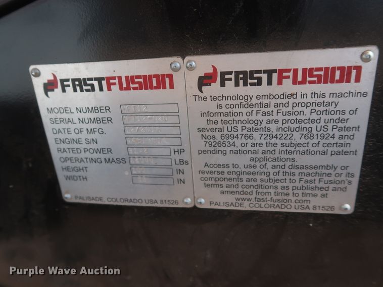 image for item DG7218 2018 Fast Fusion MFT12 pipe fusion machine