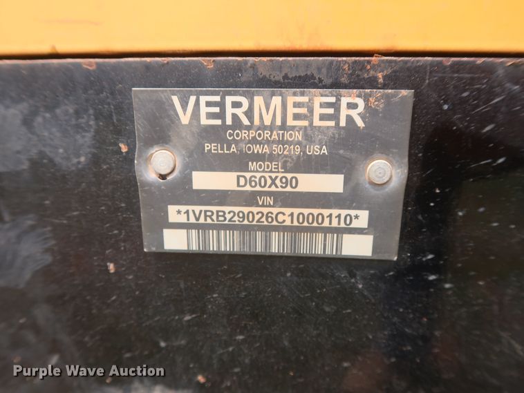 image for item DG7226 2012 Vermeer Navigator D60X90  directional boring unit