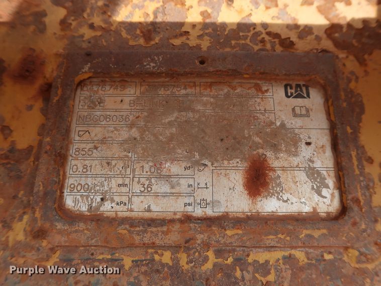 image for item DG7234 2013 Caterpillar 320EL  excavator