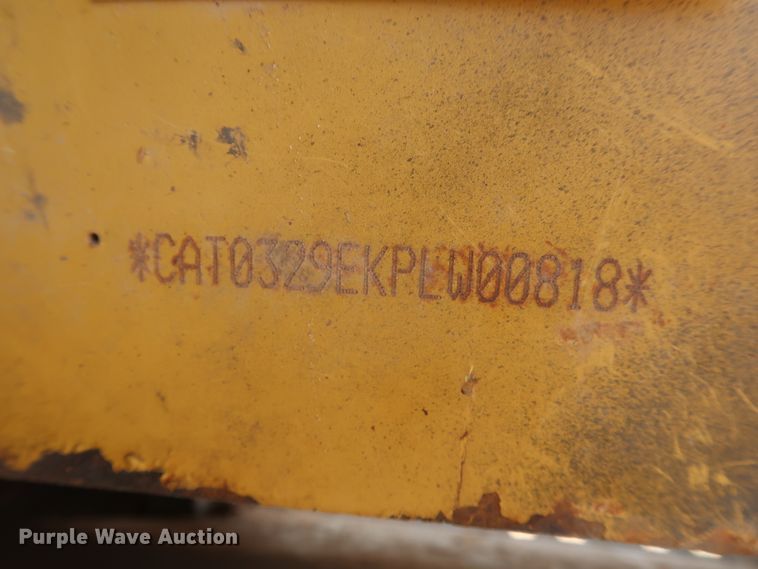 image for item DG7235 2012 Caterpillar 329E L  excavator